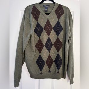 Garret Scott Extra Fine 100% Merino Wool Size Large Sweater